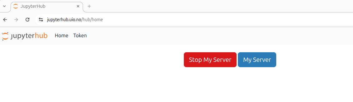 Stop my server i kontrollpanelet