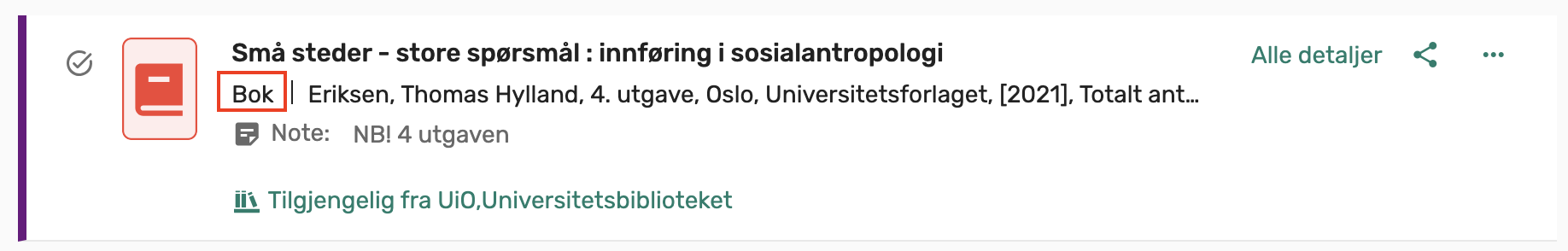 Materialtype til referanse