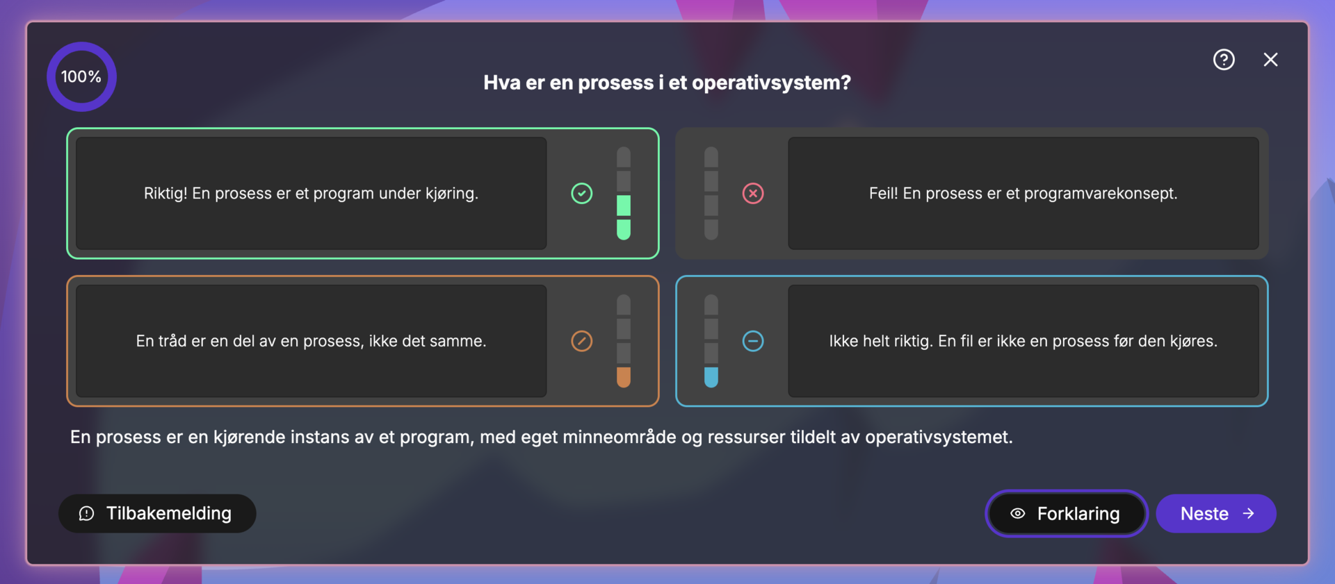 Besvart CBA-oppgave