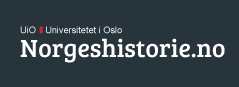 Merke for UiOs nettsted Norgeshistorie.no.